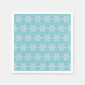 Serviette En Papier Vacances hiver Snowflakes Party Napkins (Devant)