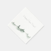 Serviette En Papier Vacances hivernales neige (Coin)