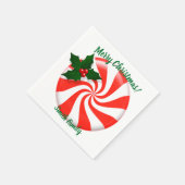 Serviette En Papier Vacances Mint Candy Custom (Coin)