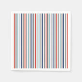 Serviette En Papier Vacances Moderne Grille Papier Napkin (Devant)