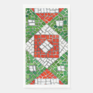 Serviette En Papier VACANCES MOSAIC serviettes de toilette d'hôtes ser