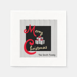 Serviette En Papier Vacances PinStripe