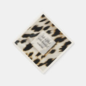 Serviette En Papier Vache blanche noire (Coin)