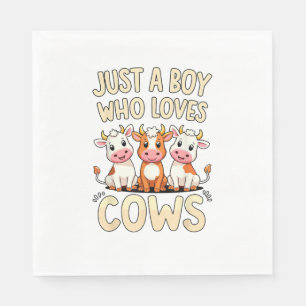 Serviette En Papier Vache _ Boys & Toddler, Juste Un Garçon Qui Aime L