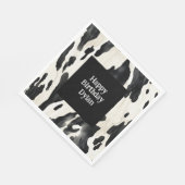 Serviette En Papier Vache de ferme occidentale (Coin)