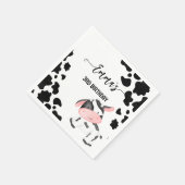 Serviette En Papier Vache de fête vache vache motif personnalisé (Coin)