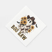 Serviette En Papier Vache de l'Ouest Éffrayant fantôme Bow Haw (Coin)
