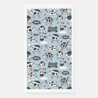 Serviette En Papier Vache et lait