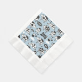 Serviette En Papier Vache et lait (Coin)