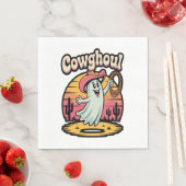 Serviette En Papier Vache Ghoul Halloween Éffrayant (En situation)