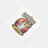 Serviette En Papier Vache Ghoul Halloween Éffrayant (Coin)