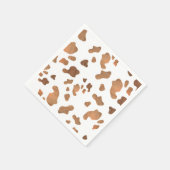Serviette En Papier Vache Imprimer fête d'anniversaire (Coin)