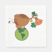 Serviette En Papier vache irlandaise (Devant)