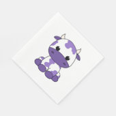 Serviette En Papier Vache pourpre T-shirt surdimensionné_1 (Coin)