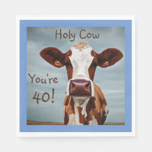 Serviette En Papier Vache Sainte 40