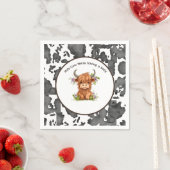 Serviette En Papier Vache sainte Nous avons un bébé (En situation)