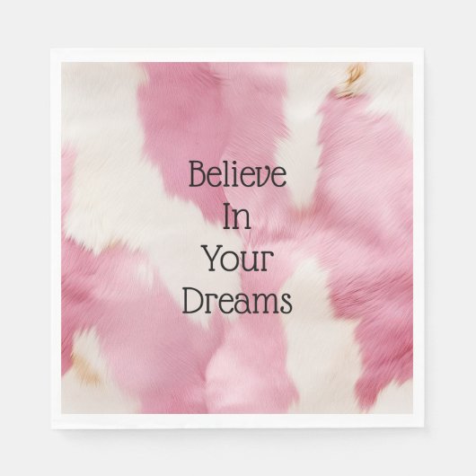 Serviette En Papier Vachette blanche blanche blanche blanche blanche b (Devant)