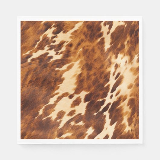 Serviette En Papier Vachette Brown (Devant)