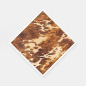 Serviette En Papier Vachette Brown (Coin)