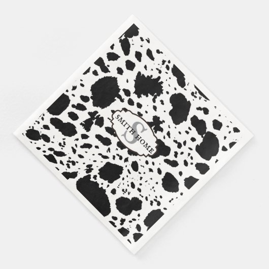 Serviette En Papier Vachette Cabine rustique Imprimer Ferme confortabl (Coin)