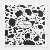 Serviette En Papier Vachette Cabine rustique Imprimer Ferme confortabl (Devant)