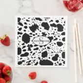 Serviette En Papier Vachette Cabine rustique Imprimer Ferme confortabl (En situation)