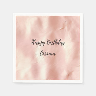 Serviette En Papier Vachette de vache à lait rose sud-ouest