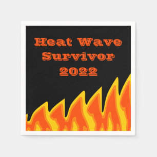 Serviette En Papier Vague de chaleur Survivor 20212 serviettes