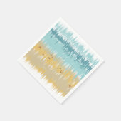 Serviette En Papier Vague de plage (Coin)