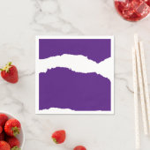 Serviette En Papier Vague Déchirée Violette (En situation)