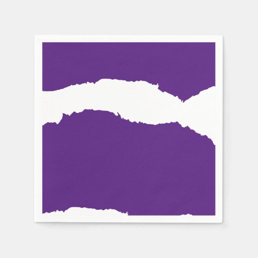 Serviette En Papier Vague Déchirée Violette (Devant)
