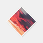 Serviette En Papier vague féline (Coin)