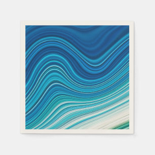 SERVIETTE EN PAPIER VAGUES