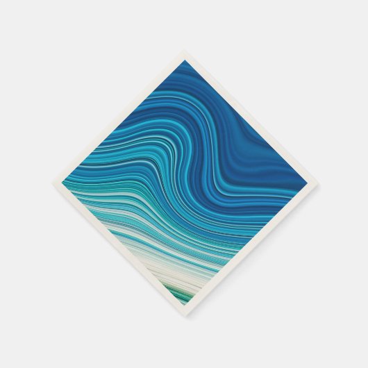 SERVIETTE EN PAPIER VAGUES (Coin)