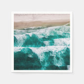 Serviette En Papier Vagues (Devant)