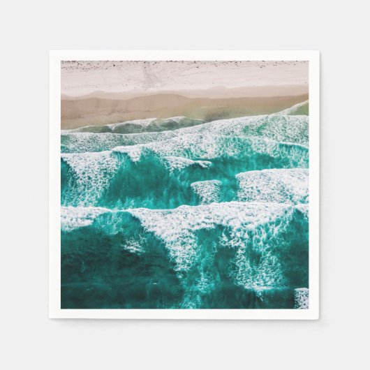 Serviette En Papier Vagues (Devant)