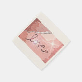 Serviette En Papier Vagues d'amour (Coin)