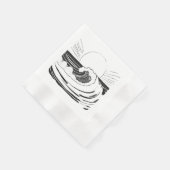 Serviette En Papier Vagues de l'océan (Coin)