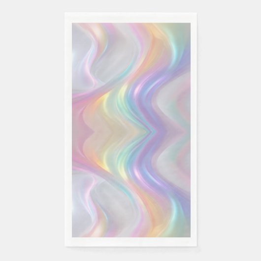 Serviette En Papier Vagues de Lumière (Devant)