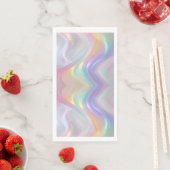 Serviette En Papier Vagues de Lumière (En situation)