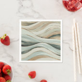 Serviette En Papier Vagues fantastiques (En situation)