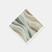 Serviette En Papier Vagues fantastiques (Coin)