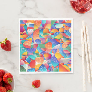 Serviette En Papier Vagues océaniques du coucher du soleil