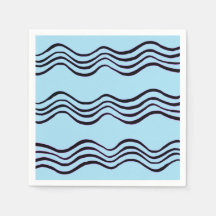 Vagues papier serviette