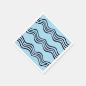 Serviette En Papier Vagues papier serviette (Coin)