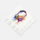 Serviette En Papier Vagues sonores d'été (Coin)