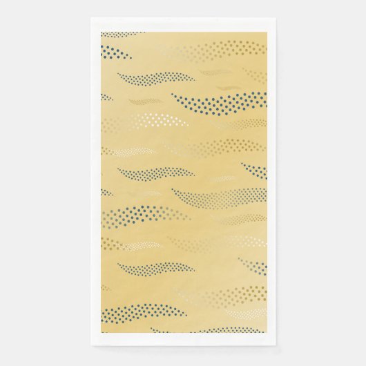 Serviette En Papier Vagues Tigre (motif stylisé) 1 (Devant)