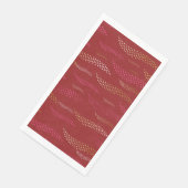 Serviette En Papier Vagues Tigre (motif stylisé) 8 (Coin)