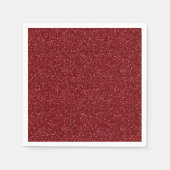Serviette En Papier Valentine Classic Trendy Red Glitter (Devant)