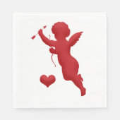 Serviette En Papier Valentine Cupid (Devant)